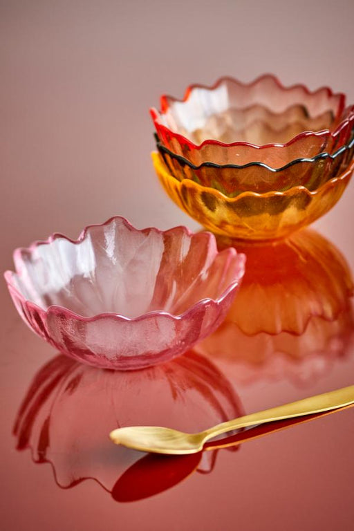 Bloomingville Kana Schale - Glas - Bunt