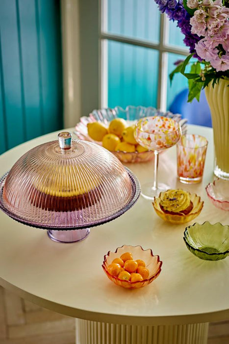 Bloomingville Kana Schale - Glas - Bunt
