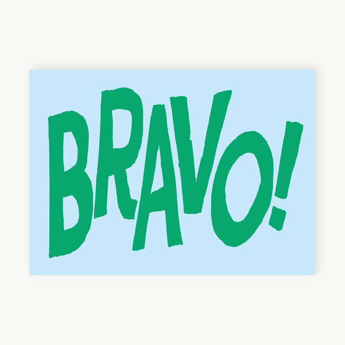 Postkarte - Bravo