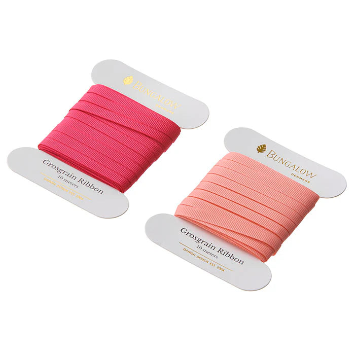 Bungalow Denmark Ribbon Grosgrain - 6 mm - Azalea