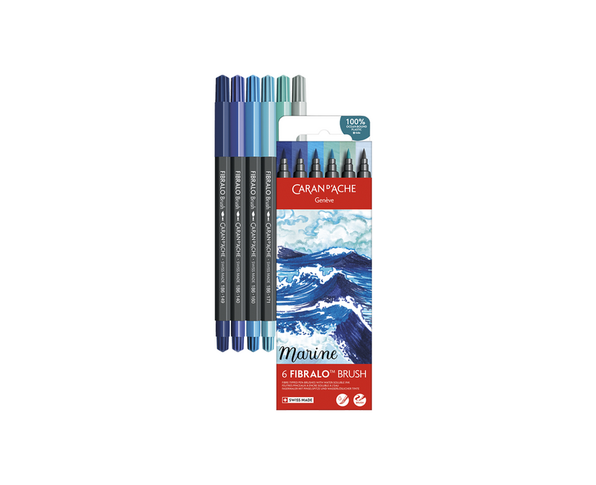 Caran d’Ache Classic Fibralo Brush - Marine