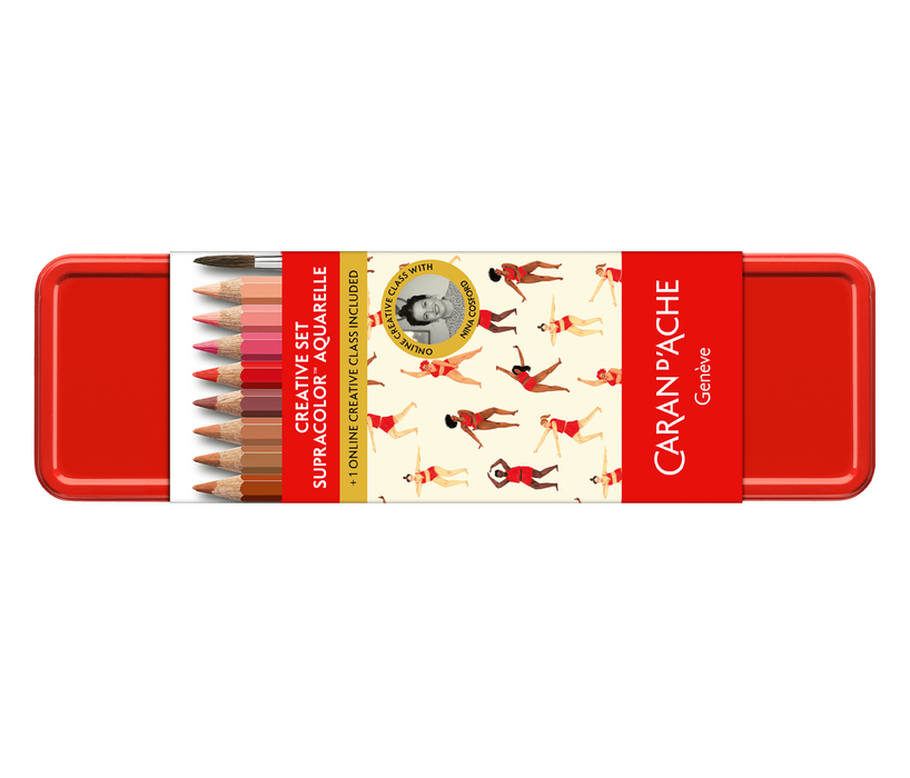 Caran d´ Ache Kreativ-Set 13 Teile Nina Cosford & 1 Online-Kurs