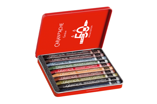 Caran d´Ache Neocolor II Aquarelle DARK