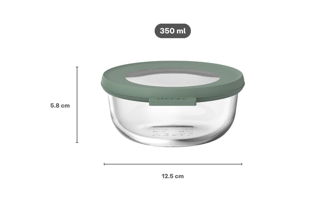 Cirqula Glas-Frischhaltedose - Nordic Sage - 350 ml