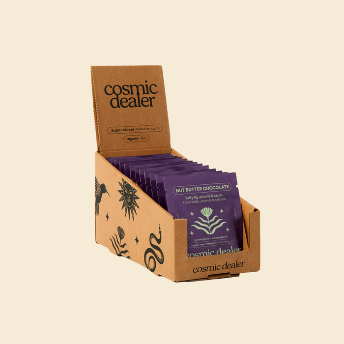 Cosmic Dealer Nussbutter-Schokolade – Salzige Feige (Einzelportion)