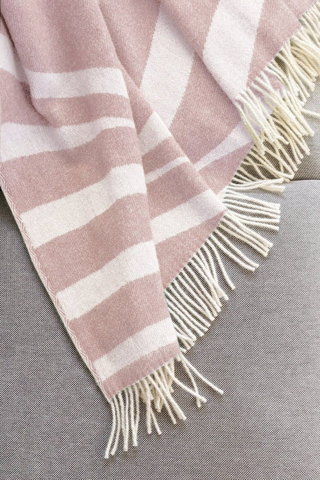 Coudre Berlin Wolldecke / Kuscheldecke - Bold Rosestone