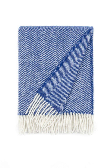 Coudre Berlin Wolldecke / Kuscheldecke - Herringbone Baltic Sea Limited Edition