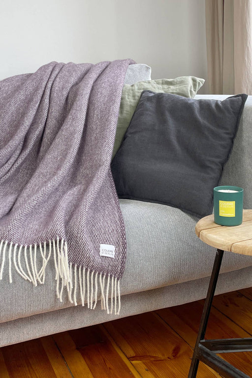Coudre Berlin Wolldecke / Kuscheldecke - Pickstitch Plum