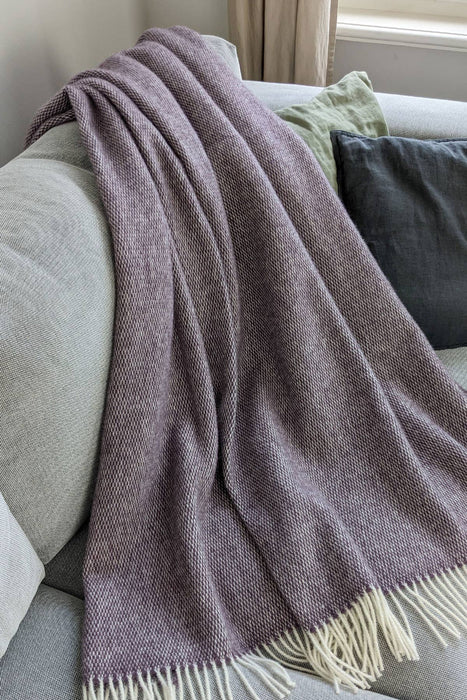 Coudre Berlin Wolldecke / Kuscheldecke - Pickstitch Plum