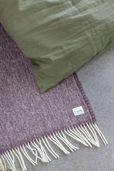 Coudre Berlin Wolldecke / Kuscheldecke - Pickstitch Plum