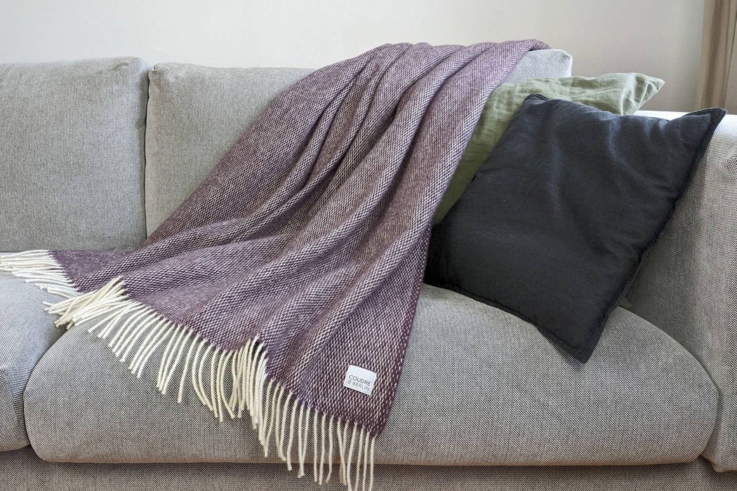 Coudre Berlin Wolldecke / Kuscheldecke - Pickstitch Plum