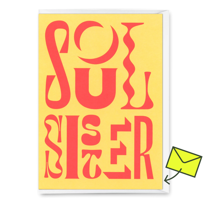 Grußkarte - "Soul Sisters forever"