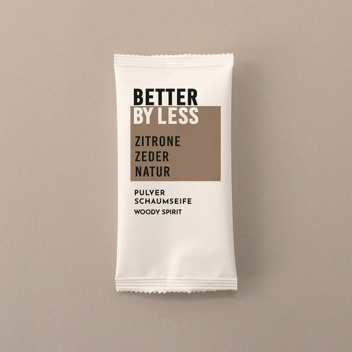 Better By Less Pulver Schaumseife / Handseife - Woody Spirit 