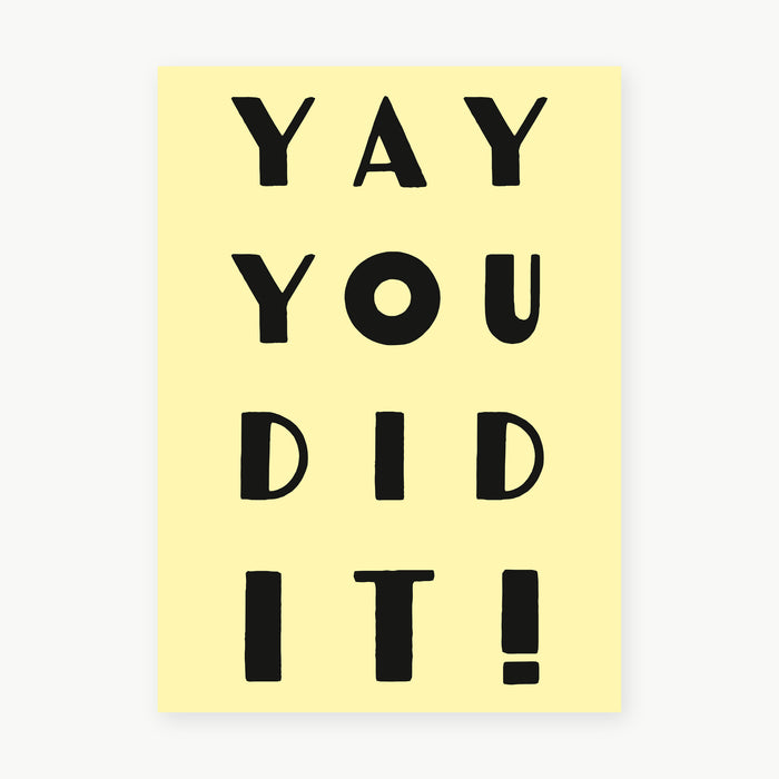 Postkarte - Did it