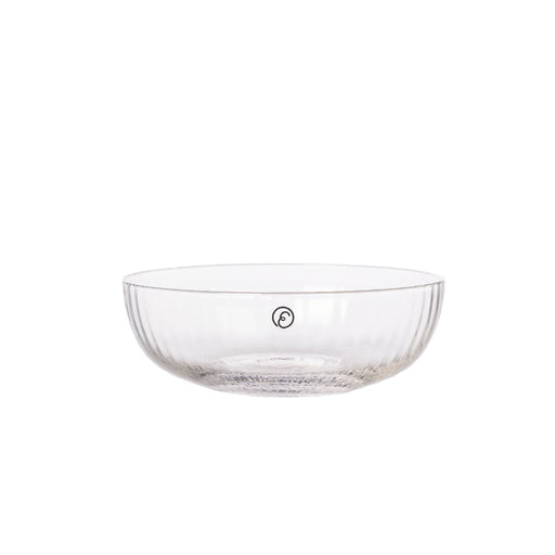 ERNST Glasschale geriffelt