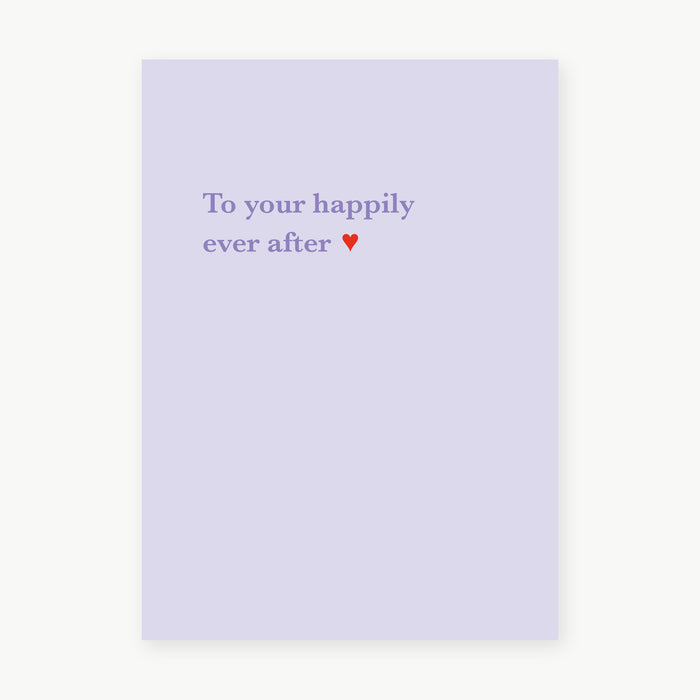 Postkarte - ever after