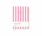 A-Journal Fabrique A7 Notebook - Striped Pink