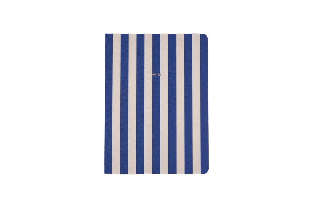 A-Journal Fabrique Notebook - Stripes Dark Blue - A5