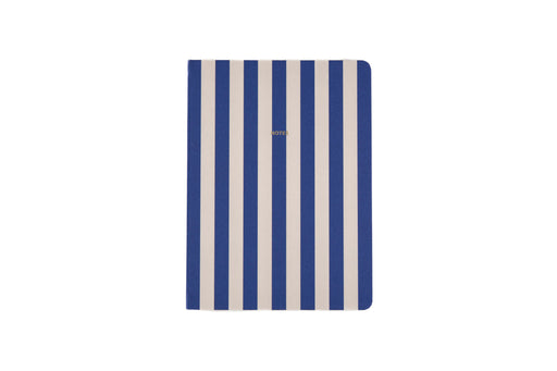A-Journal Fabrique Notebook - Stripes Dark Blue - A5
