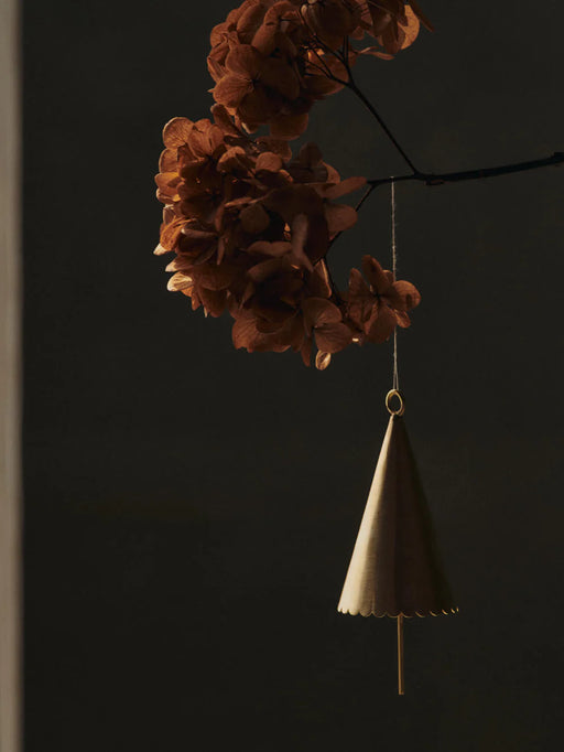 Ferm Living Cone Bell / Glocken - Brass - Set of 2