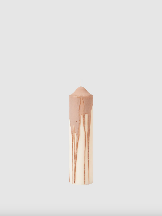 Ferm Living Dryp Stumpenkerze - Beige