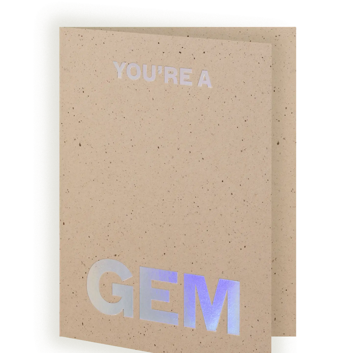 Grußkarte - Gem