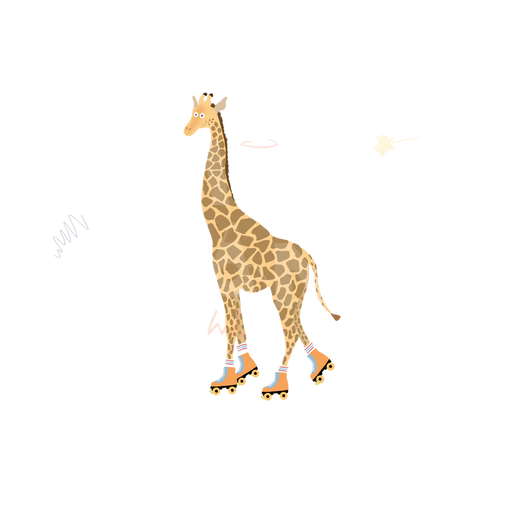 MINI PLANET Bügelbild - Giraffe Mini