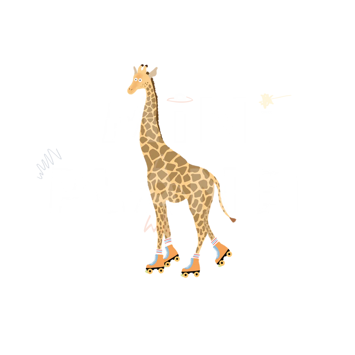 MINI PLANET Bügelbild - Giraffe Mini