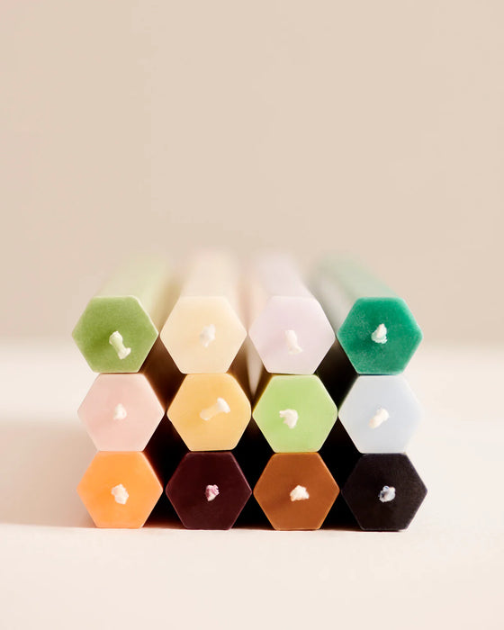 HAY Hexagon Candle - Dusty Green