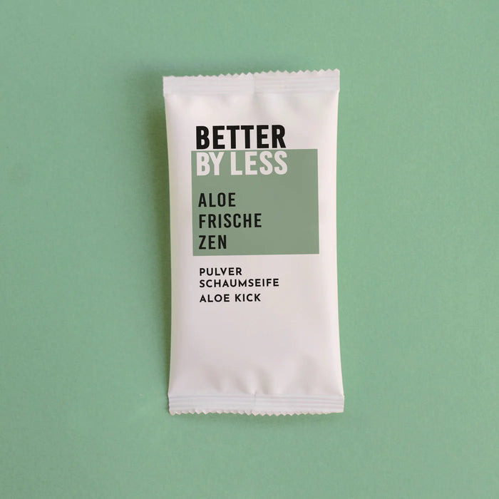 Better By Less Pulver Schaumseife / Handseife - Aloe Kick 