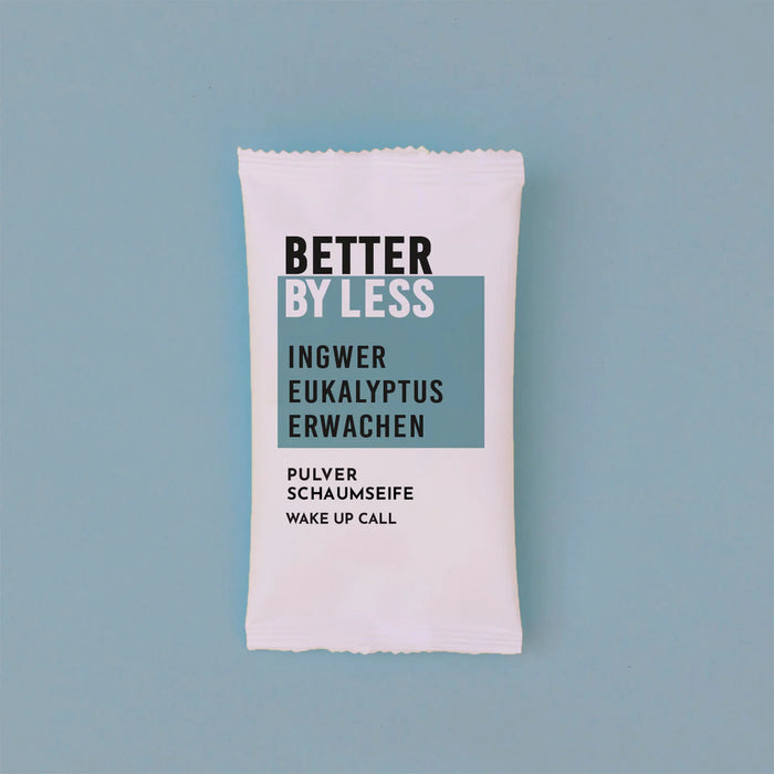 Better By Less Pulver Schaumseife / Handseife - Wake up call 