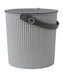 Hachiman - Omnioutil Eimer L - 10 l - Hellgrau/grauer Deckel