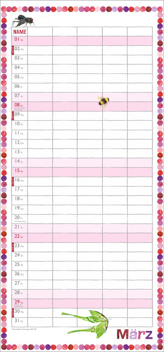 Heye Die kleine Raupe Nimmersatt Familienplaner 2026