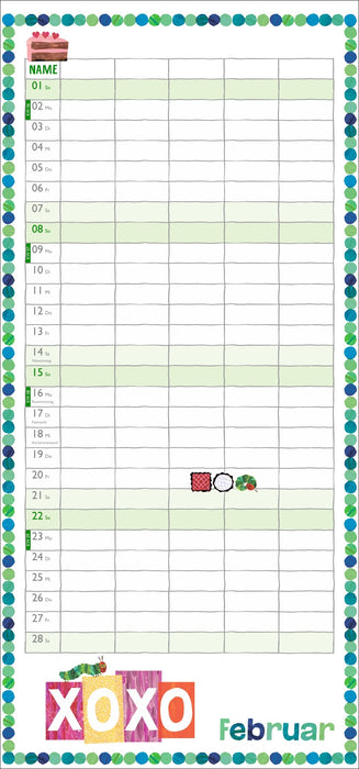 Heye Die kleine Raupe Nimmersatt Familienplaner 2026