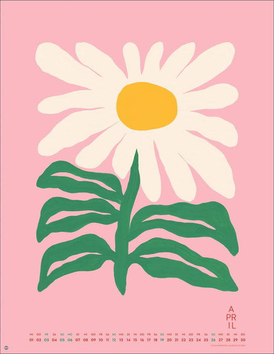 Heye Floral Prints Kalender 2026