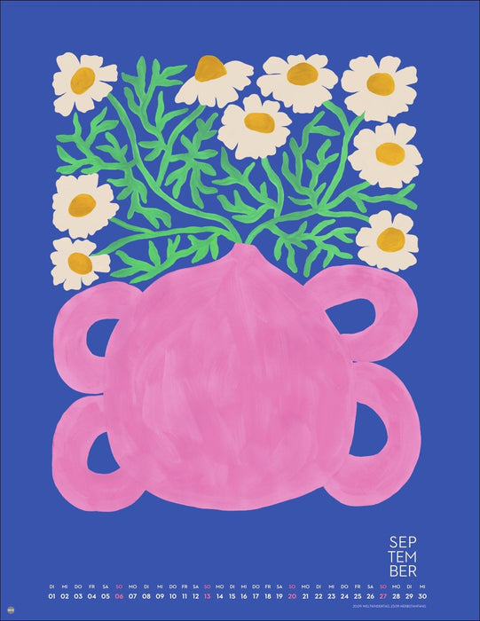 Heye Floral Prints Kalender 2026