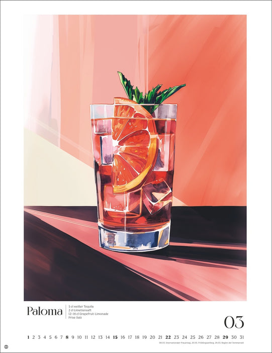 Heye Kalender 2026 - Cocktails