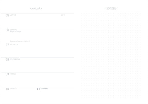 Heye Kalender 2026 - Design Diary Abstract