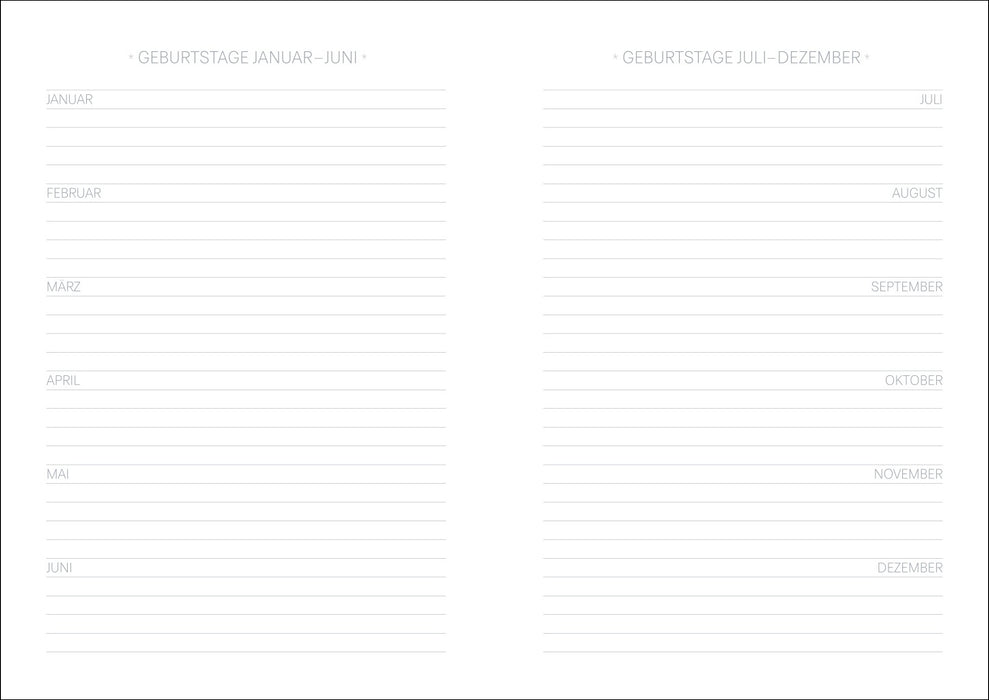 Heye Kalender 2026 - Design Diary Abstract