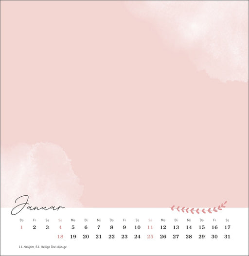 Heye Kalender 2026 - Glücksmomente (zum Aufstellen)