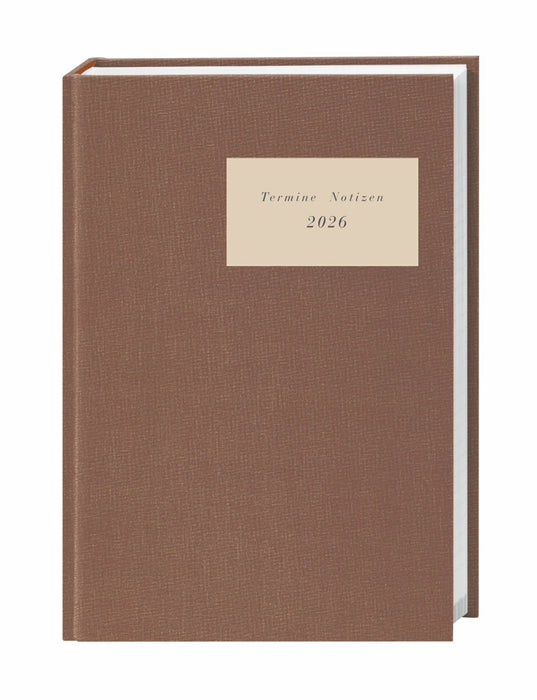 Heye Terminkalender 2026 - Leinen Sand