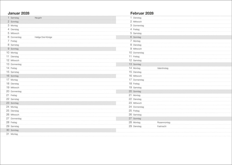 Heye Terminplaner - A6 - Leinen Sand - 2027