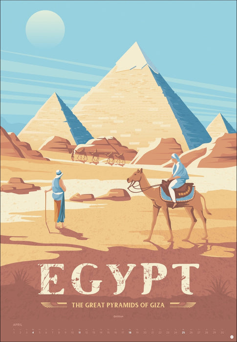 Heye Travel the World Posterkalender - 2027