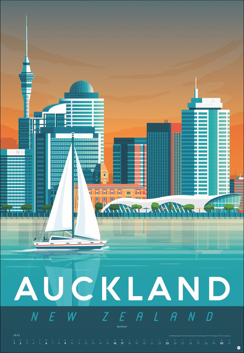 Heye Travel the World Posterkalender - 2027