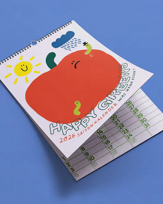 Human Empire HAPPY GREENS Saisonkalender 2026