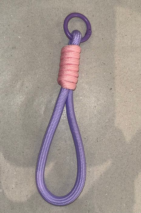 Schlüssselanhänger Lila Rosa