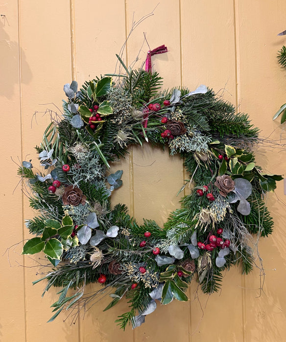 Weihnachtlicher Türkranz