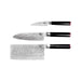 KOTAI kitchen - Messerset - Das asiatische Set: 3 Messer (Schälmesser + Santoku + Hackbeil)