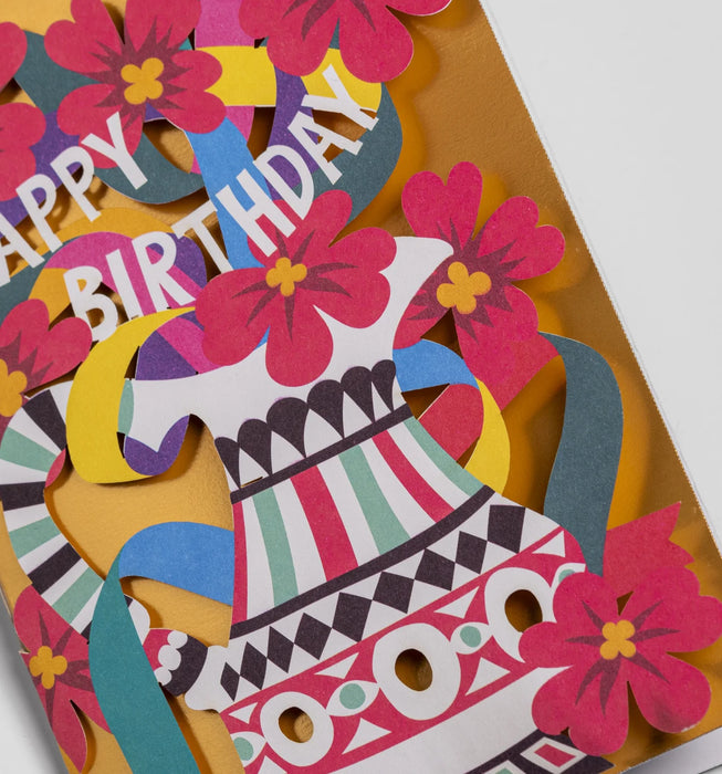 Grußkarte Geburtstag - "Floral Bouquet Birthday Card" by Hanna Werning