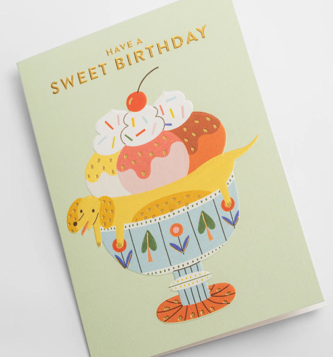 Grußkarte Geburtstag - "Have A Sweet Birthday" by Molly Egan